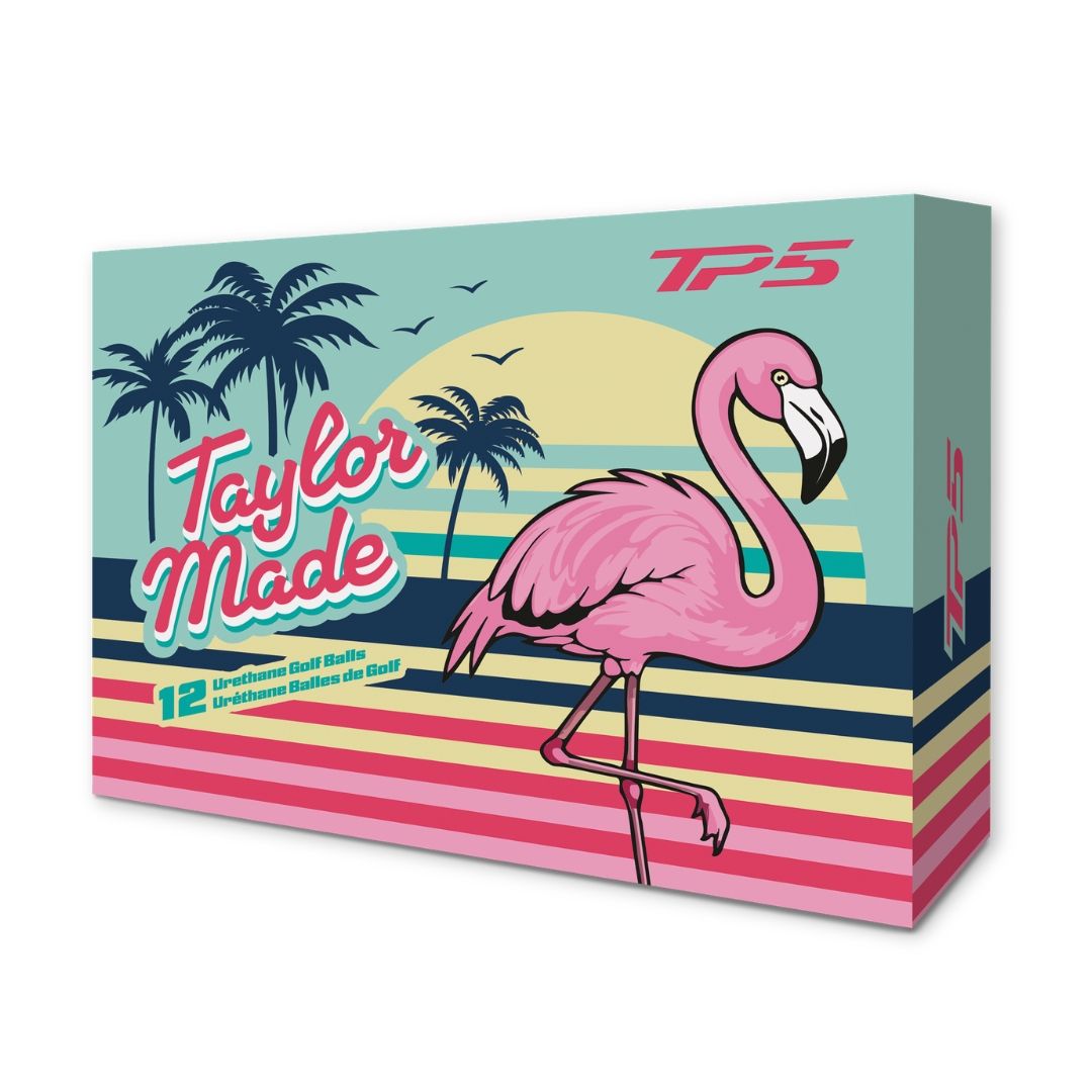TaylorMade 2026 TP5 pix Flamingo Golf Balls