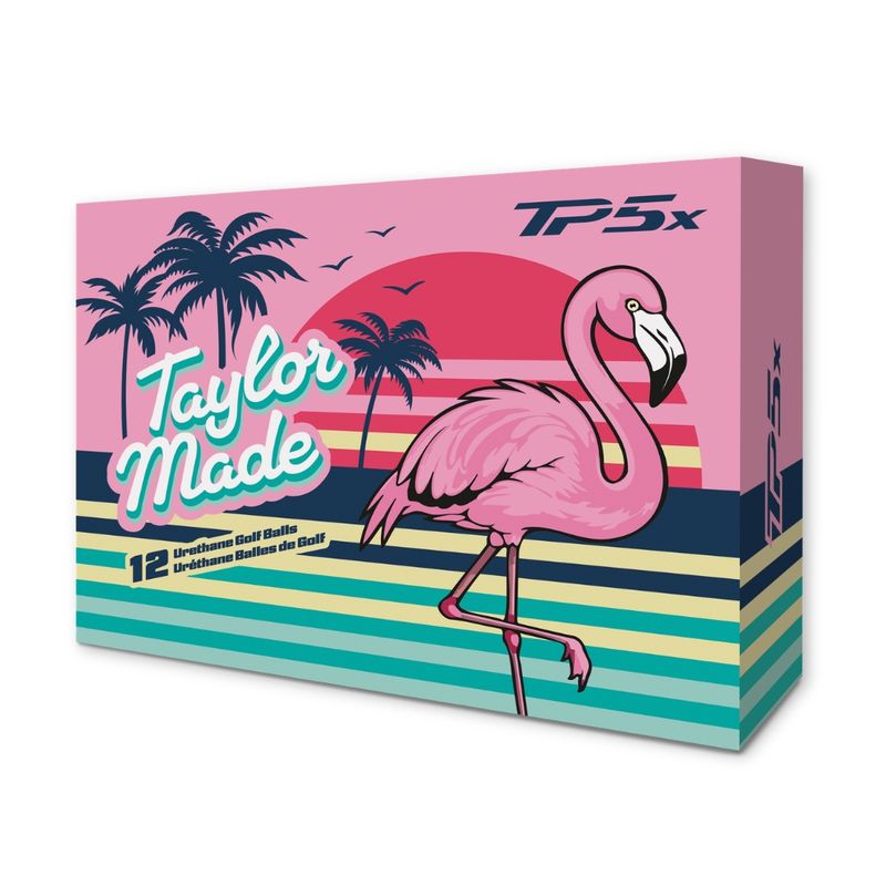 TaylorMade 2026 TP5x pix Flamingo Golf Balls