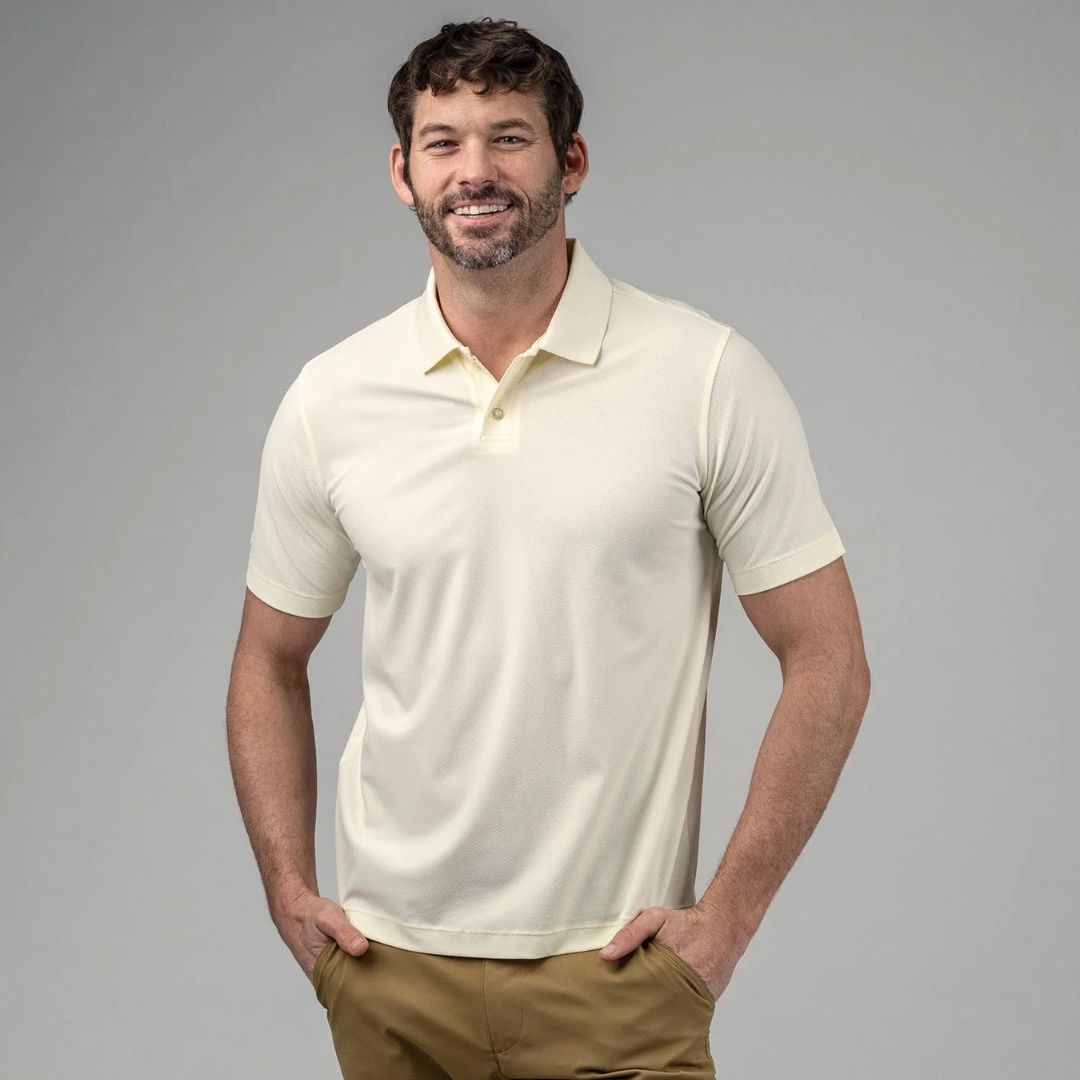 Good Good Bunker Sands Textured Polo