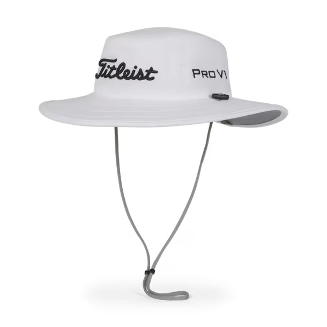 Titleist Tour Aussie Hat, Color: White/Black