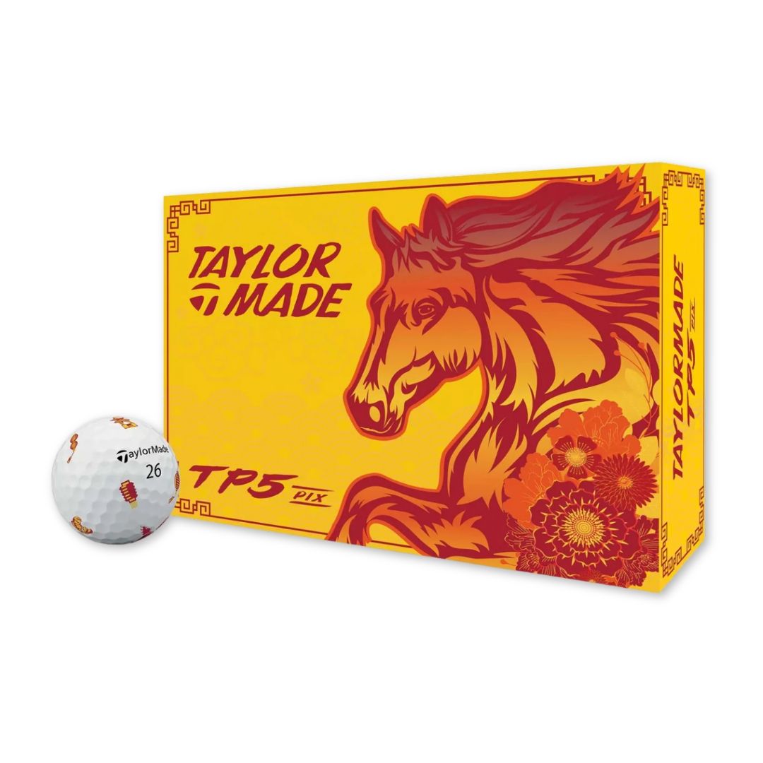 TaylorMade 2026 TP5 pix Lunar New Year Golf Balls