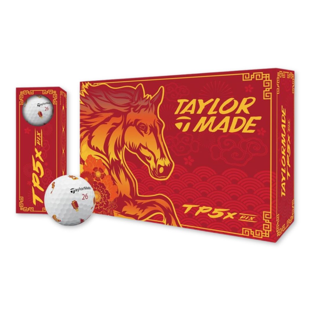 TaylorMade 2026 TP5x pix Lunar New Year Golf Balls