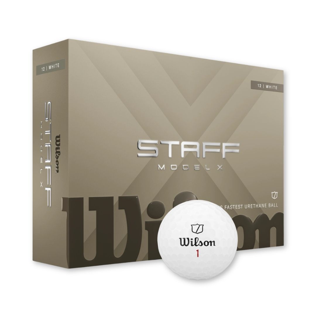 Wilson 2026 Staff Model X Golf Balls, Color: White