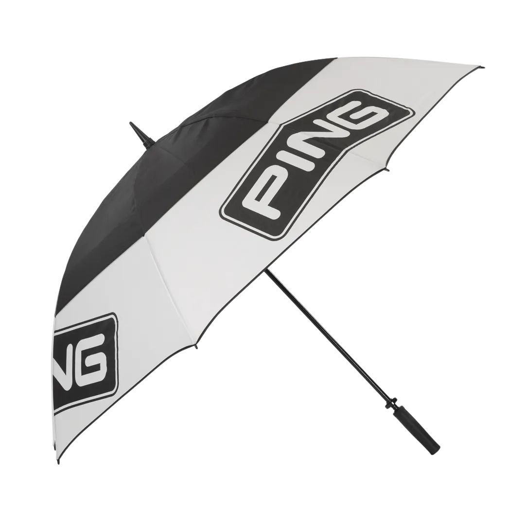 PING Tour Umbrella, Color: White/Black