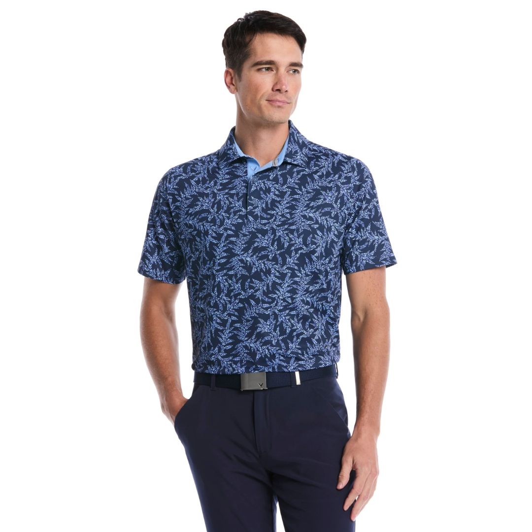 Callaway Chev Botanical Print Polo