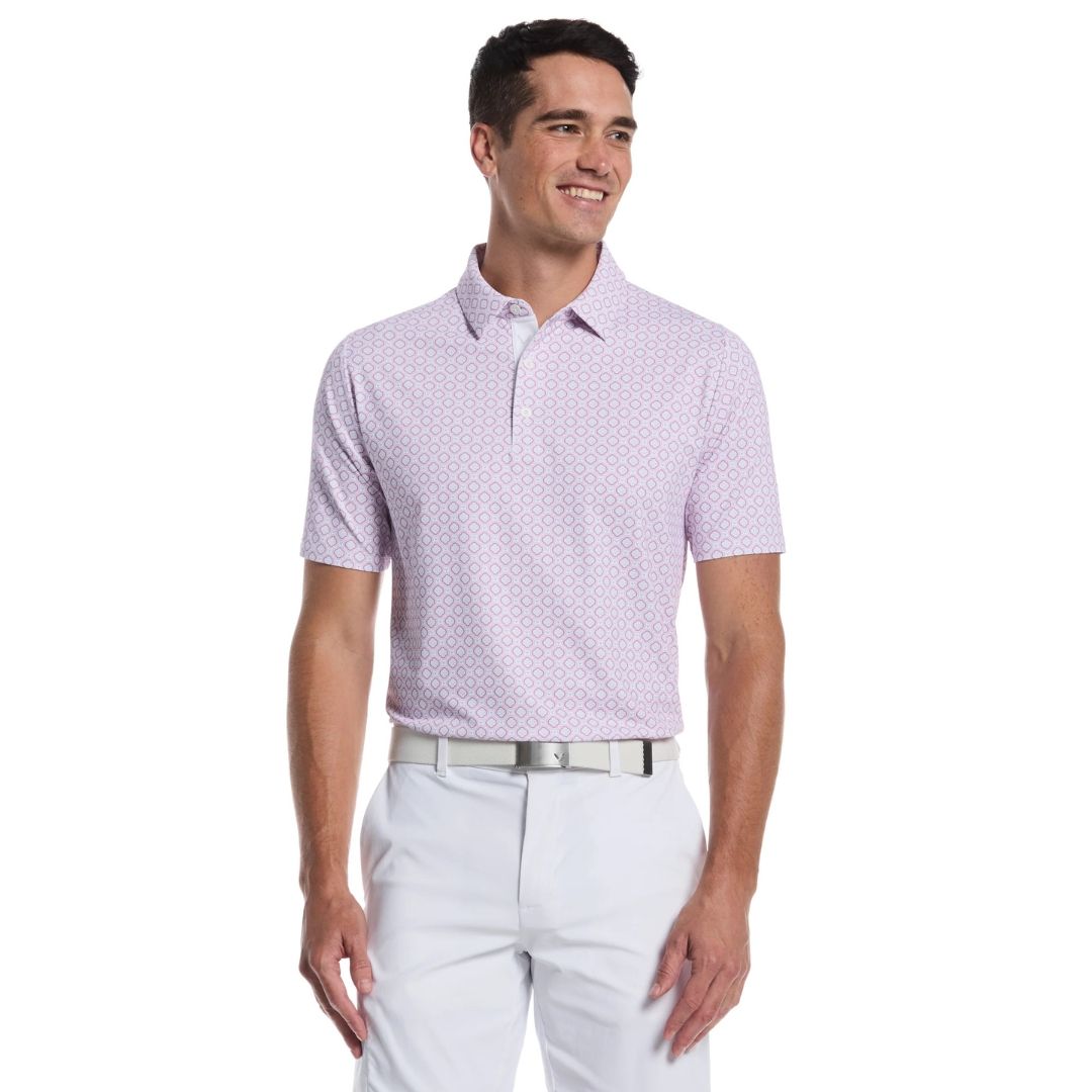 Callaway Golf Club Geo Print Polo