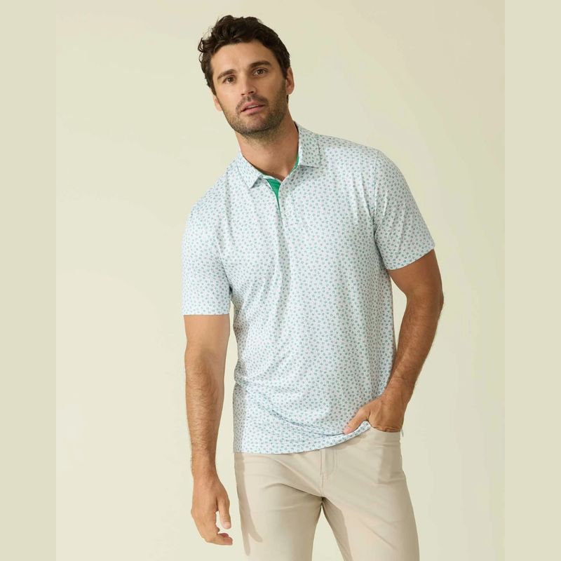 Flag &amp; Anthem Edmond Floral Print Performance Polo