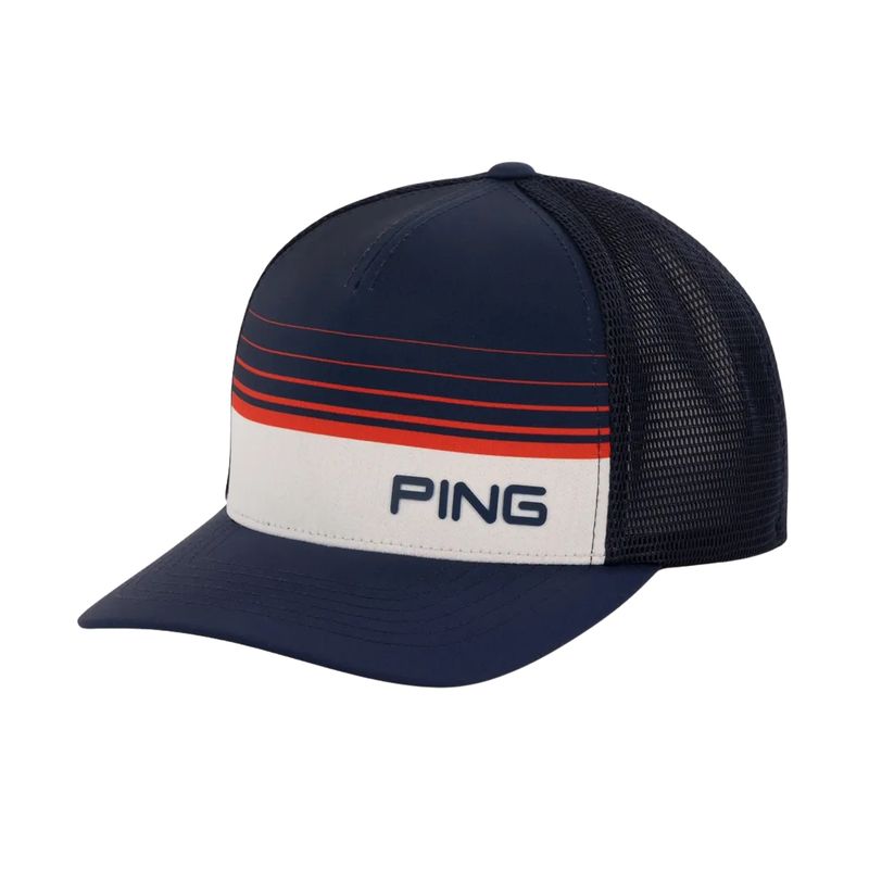 PING Red, White &amp; Golf Trucker Cap