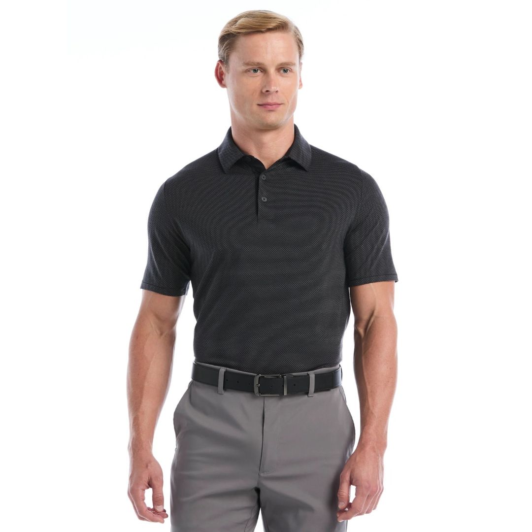 Callaway Men's Two-Tone Geo Jacquard Polo