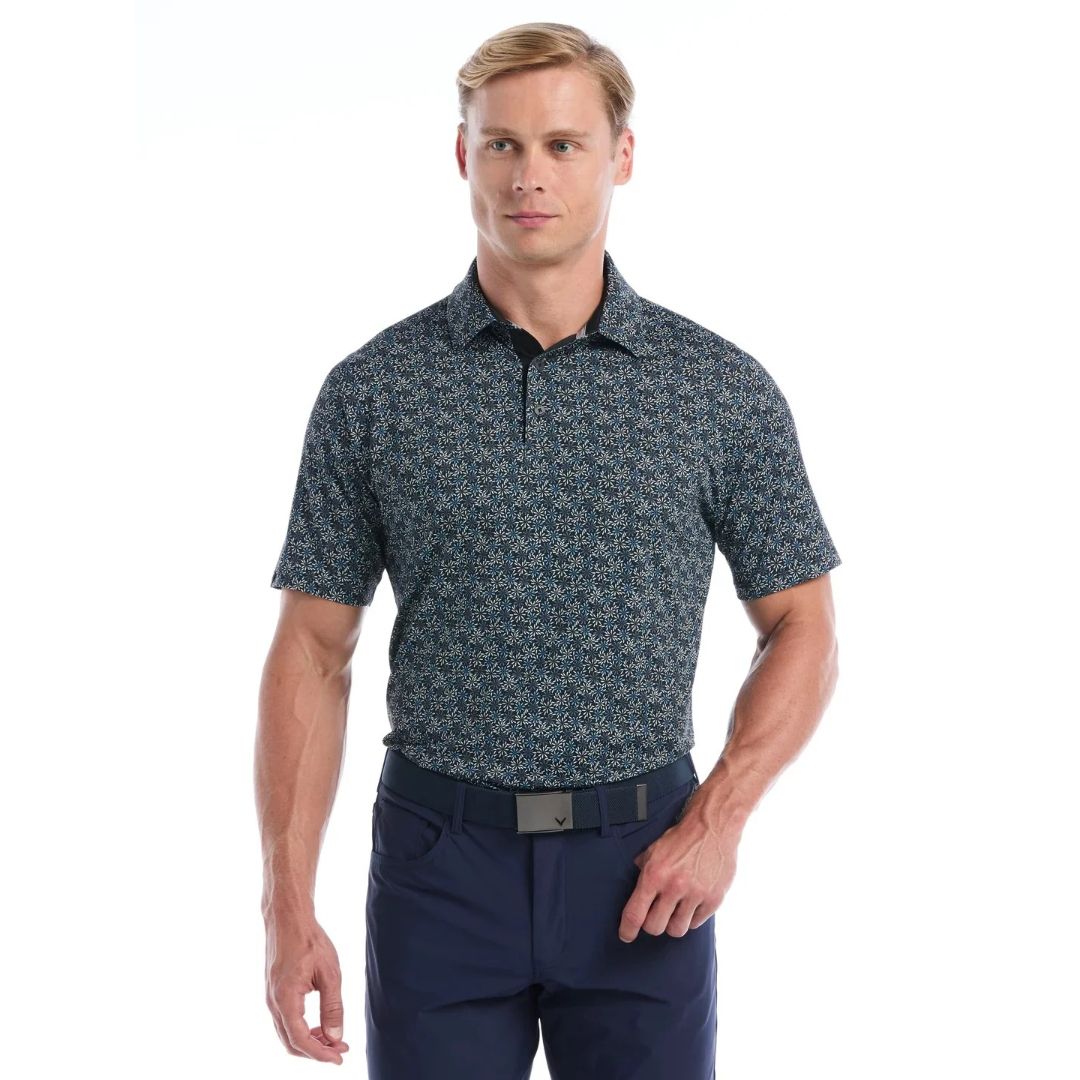 Callaway Men's Making Flowers Out Of Whiskey Polo