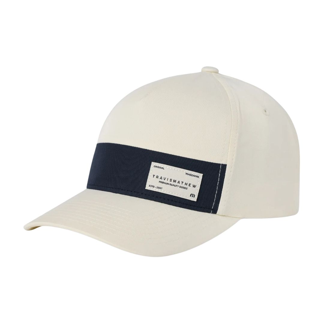 TravisMathew Club Kings Hat, Color: Antique White