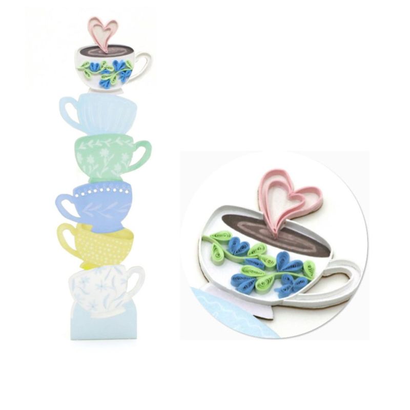 Teacups Bookmark