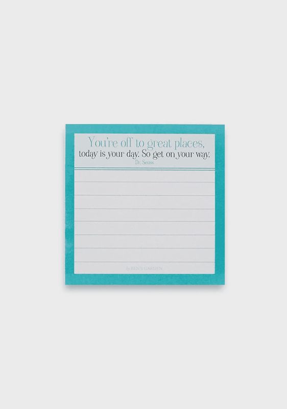 Sticky Notes Off To Great Places