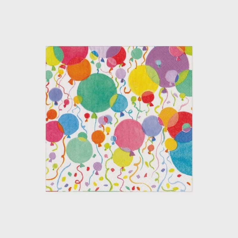 Cocktail Balloons, Confetti Napkins