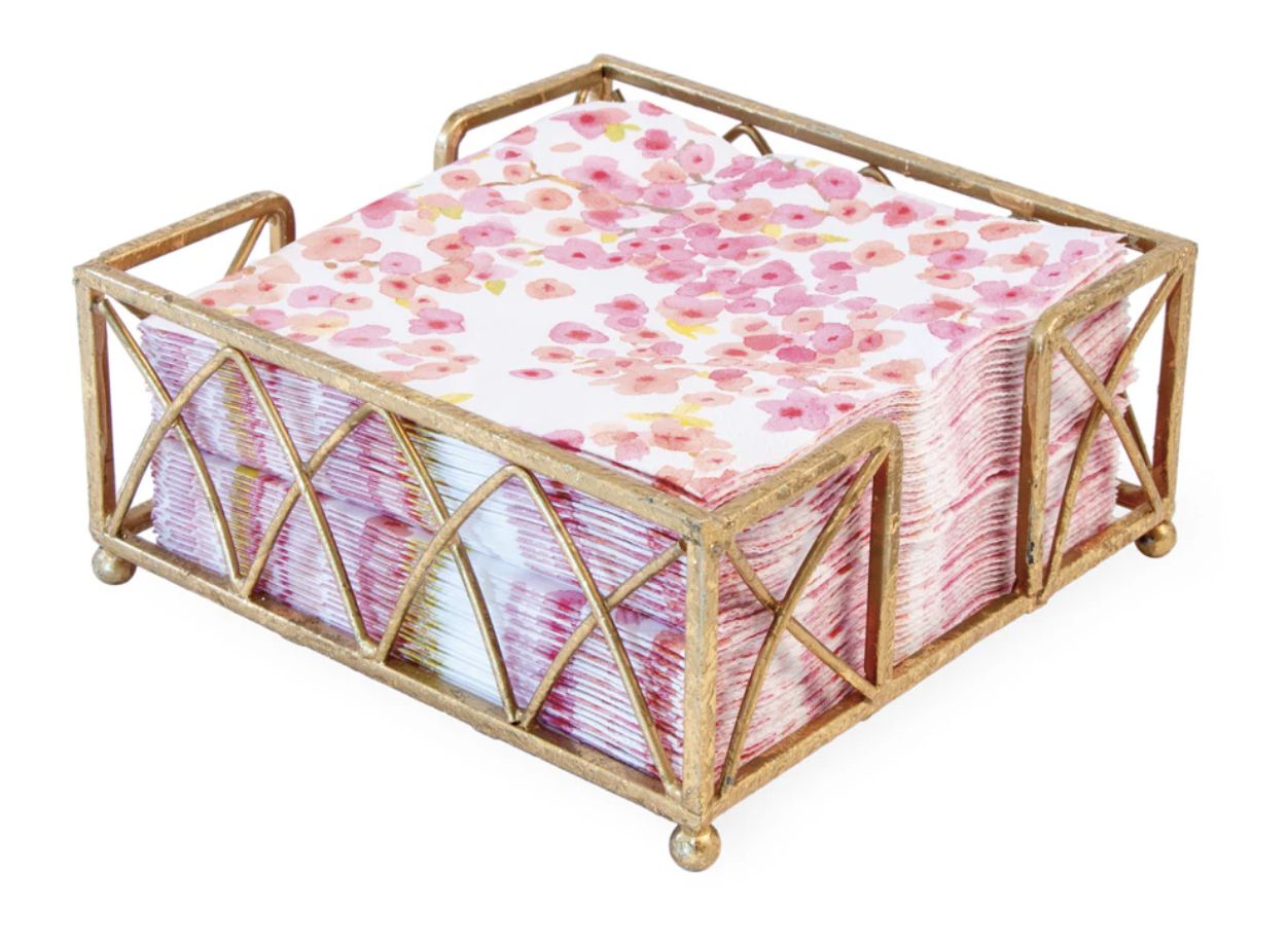 Gold Leaf Napkin Holder