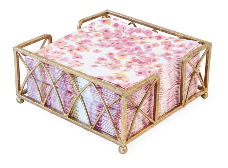 Gold Leaf Napkin Holder