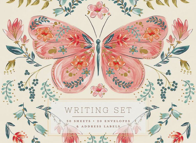 Peach Melba Writing Set