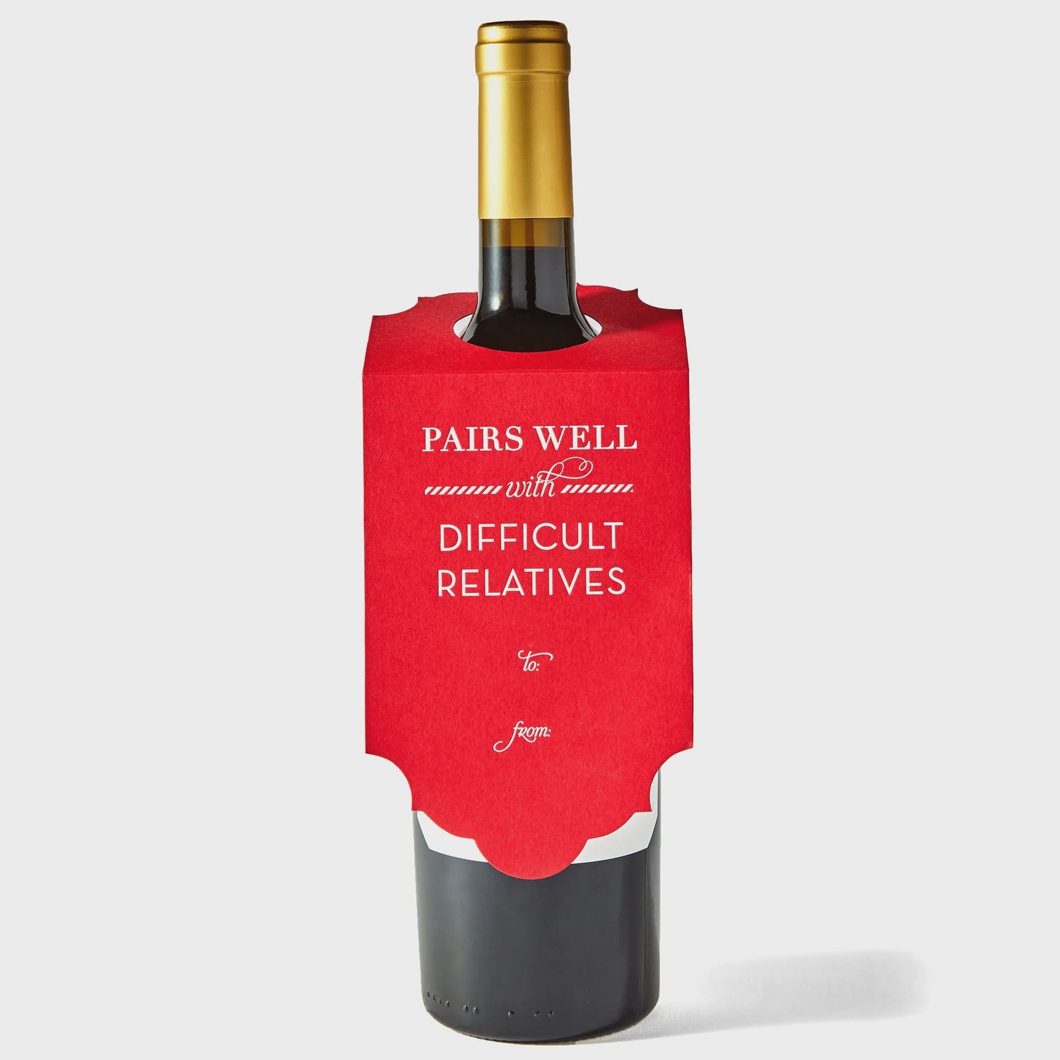 Wine Tag Difficult Relatives