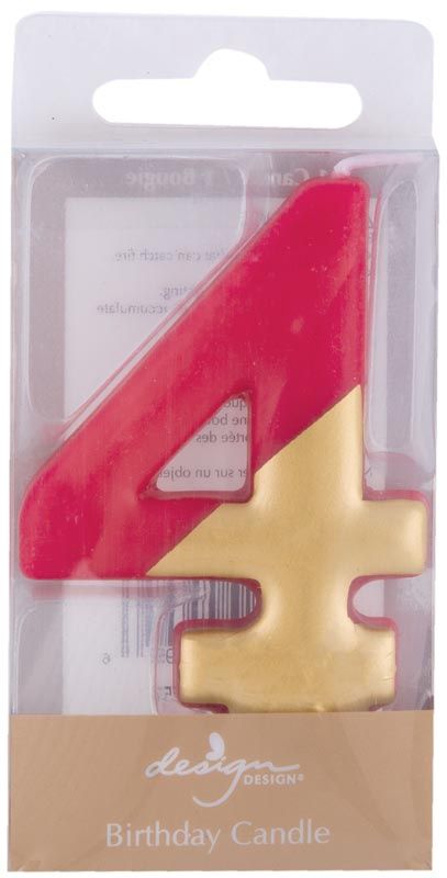 Razzle and Dazzle &quot;4&quot; Candle
