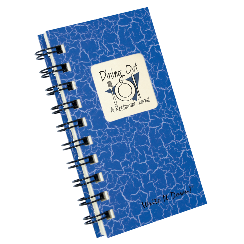 Mini Dining Out Blue Journal