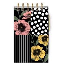 Note Pad Jotter With Pen - Multi - Poppy
