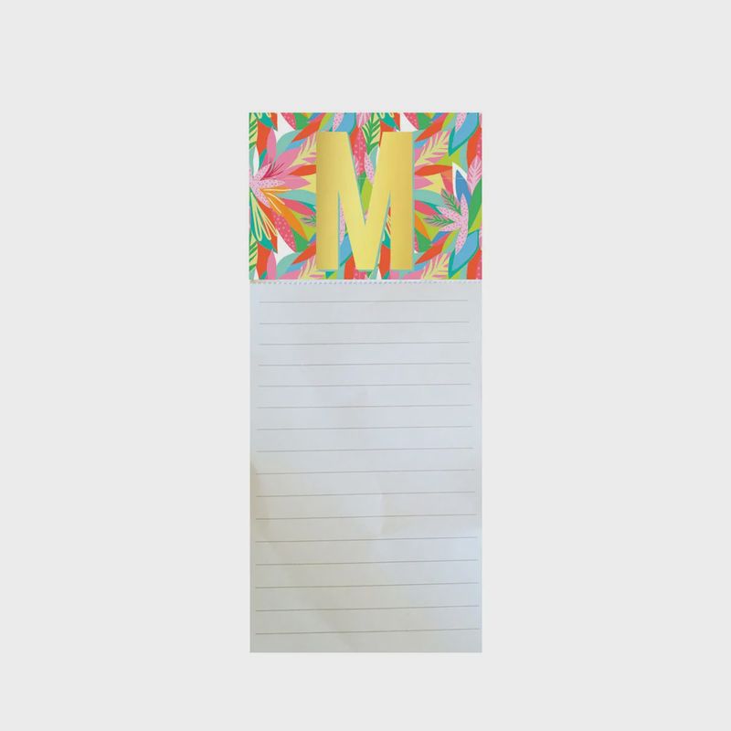 &quot;M&quot; Magnetic Notepad