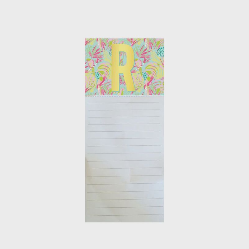 &quot;R&quot; Magnetic Notepad