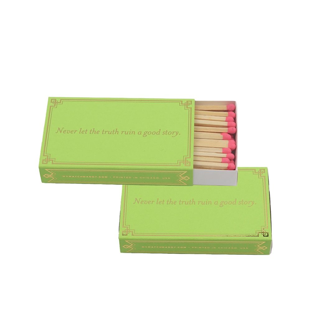 Never Let The Truth Matchbox
