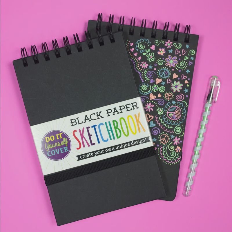 Black Paper Sketch Book