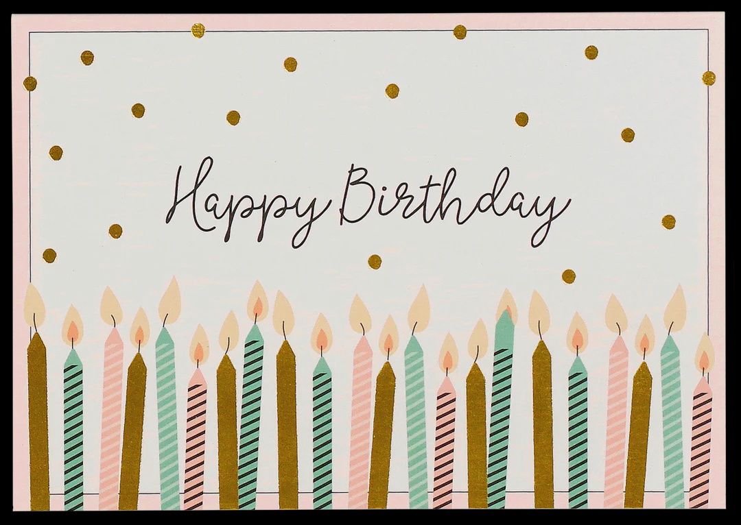 Happy Birthday Note Cards