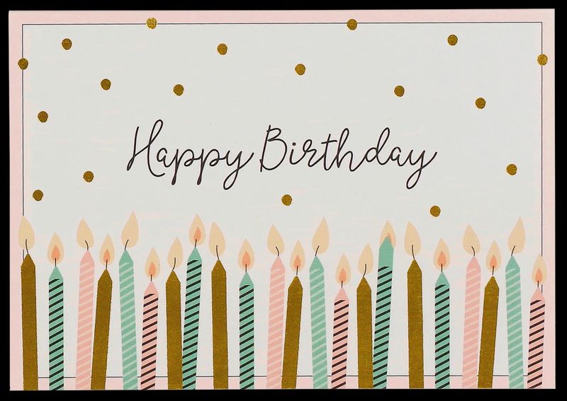 Happy Birthday Note Cards