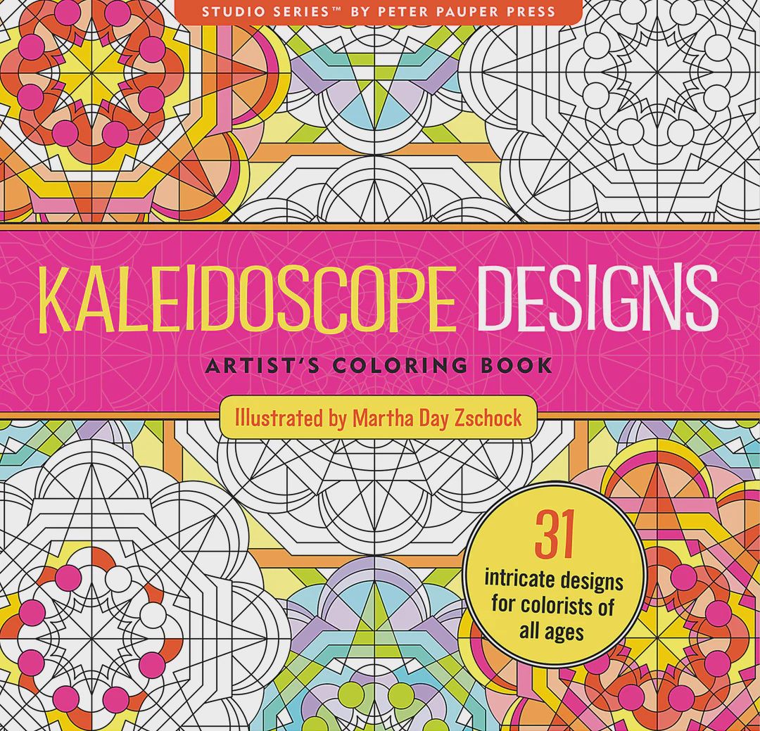 Kaleidoscope Designs Coloring Book