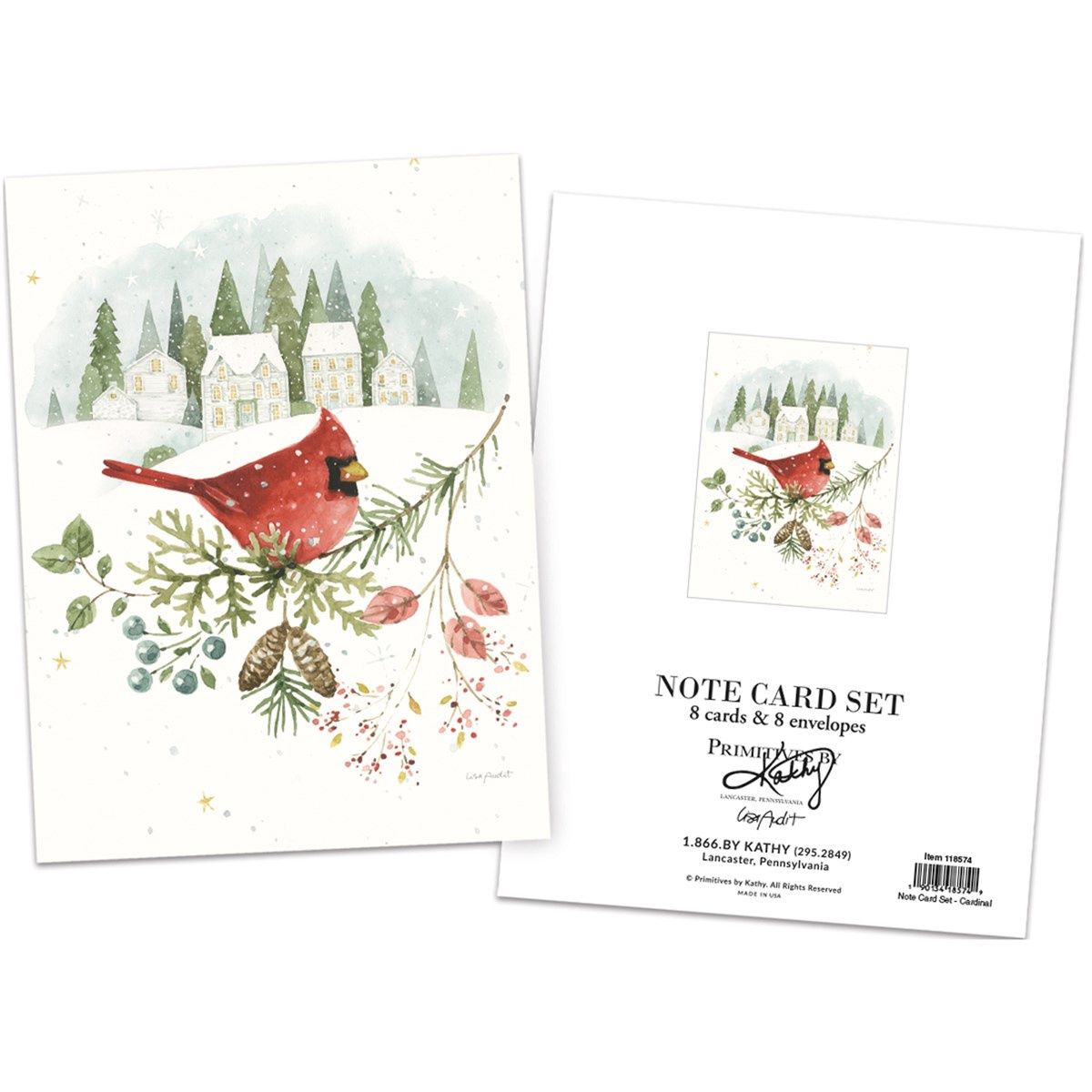 Cardinal Note Card Set