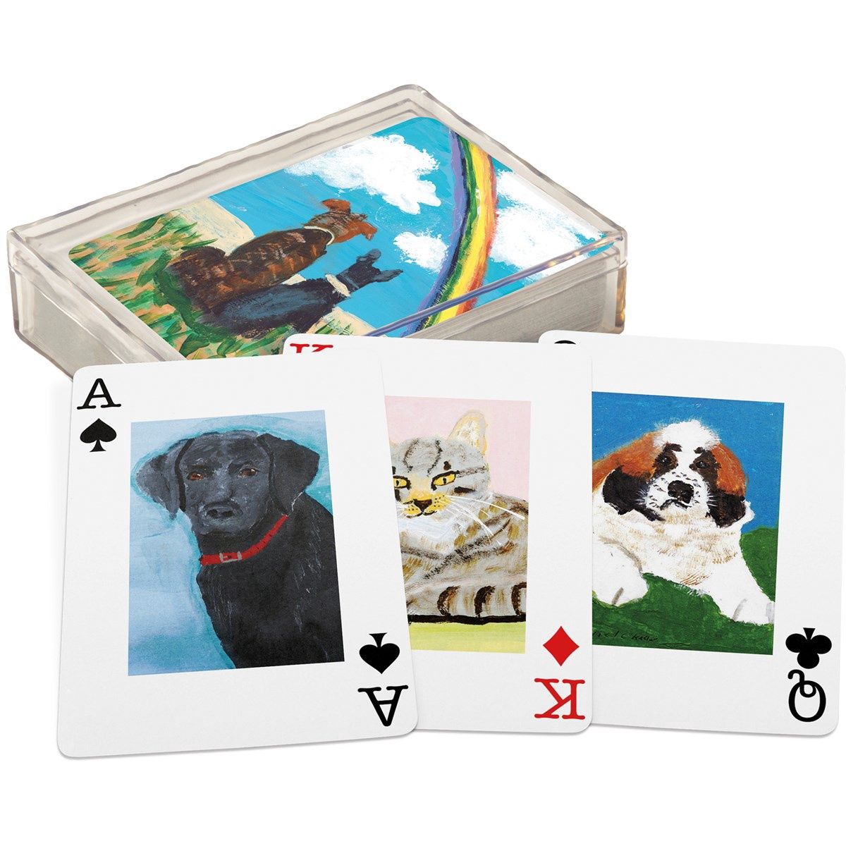 Pets Playing Card