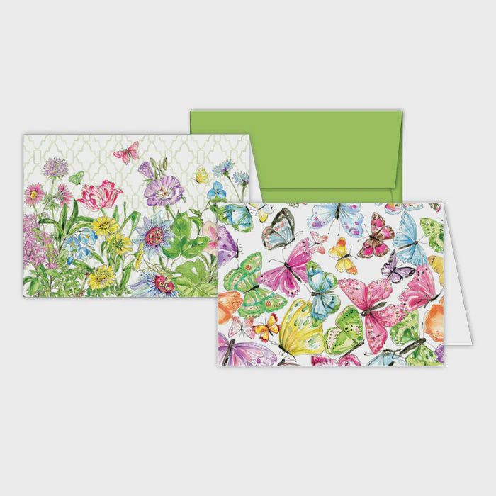 Colorful Butterflies Petite Note Combo