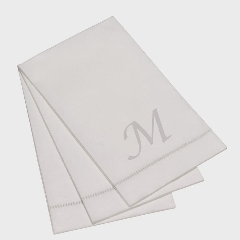 M Monogram Guest Napkin