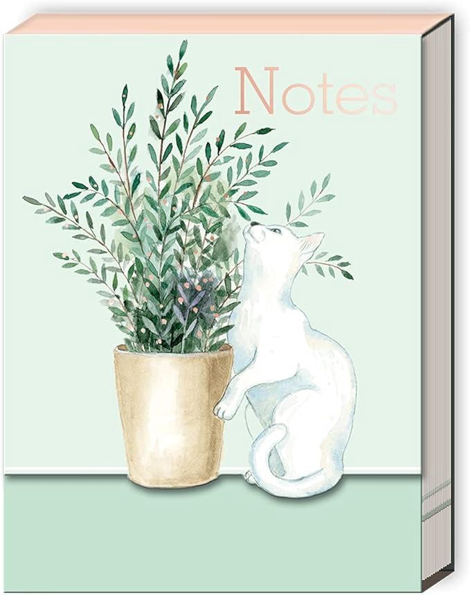 Pckt Ntpd Houseplant Whte Cat