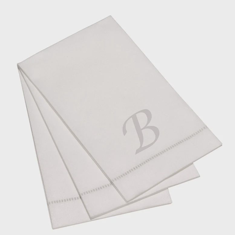 B Monogram Guest Napkin