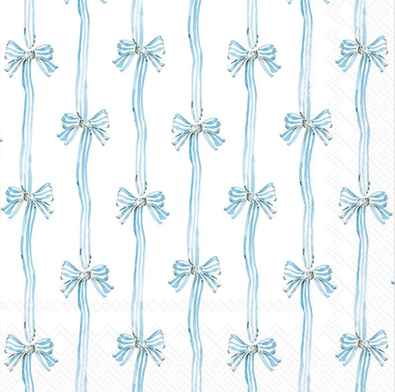 Baby Toile Blue Lunch Napkin
