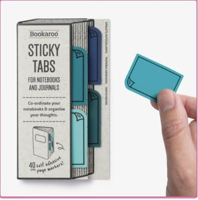 Bookaroo Sticky Tabs Blue