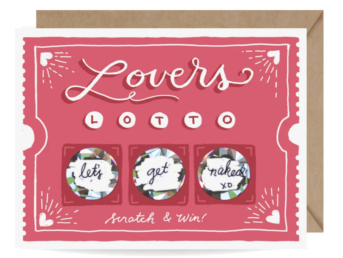 Lover&#39;s Lotto Scratch-off Card
