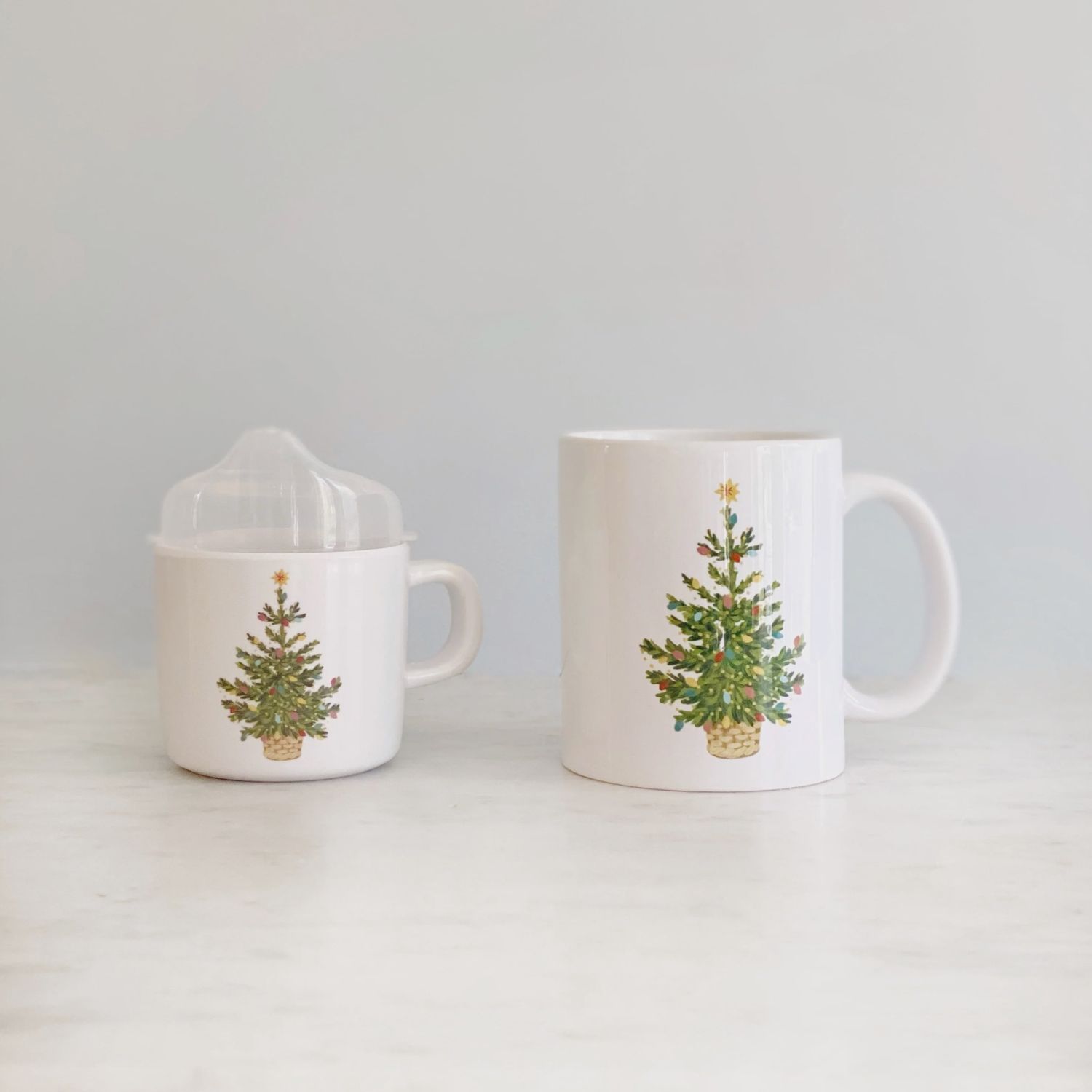 Christmas Tree Two of a Kind Cup