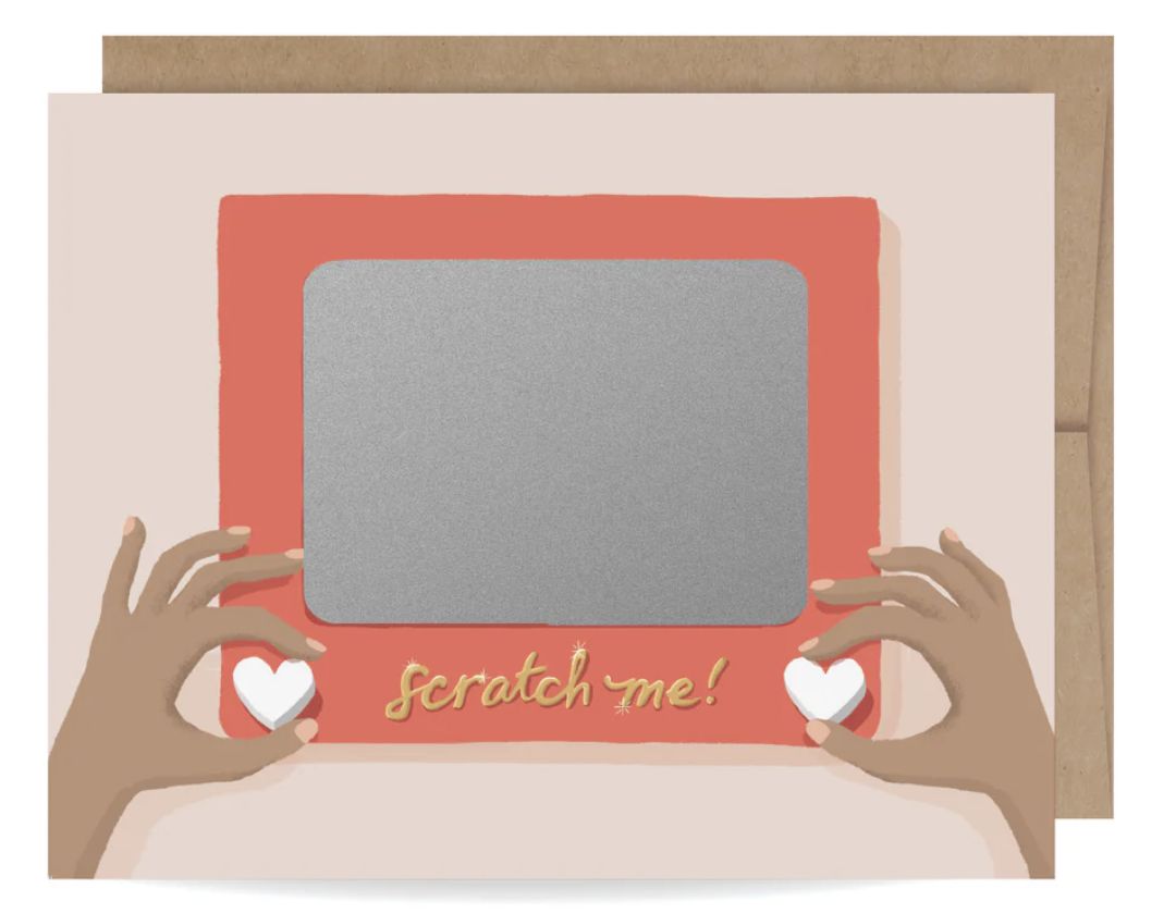 Scratch-a-Sketch Birthday Card