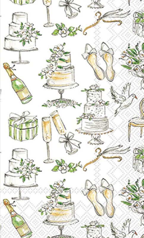 Wedding Cakes Guest Napkin