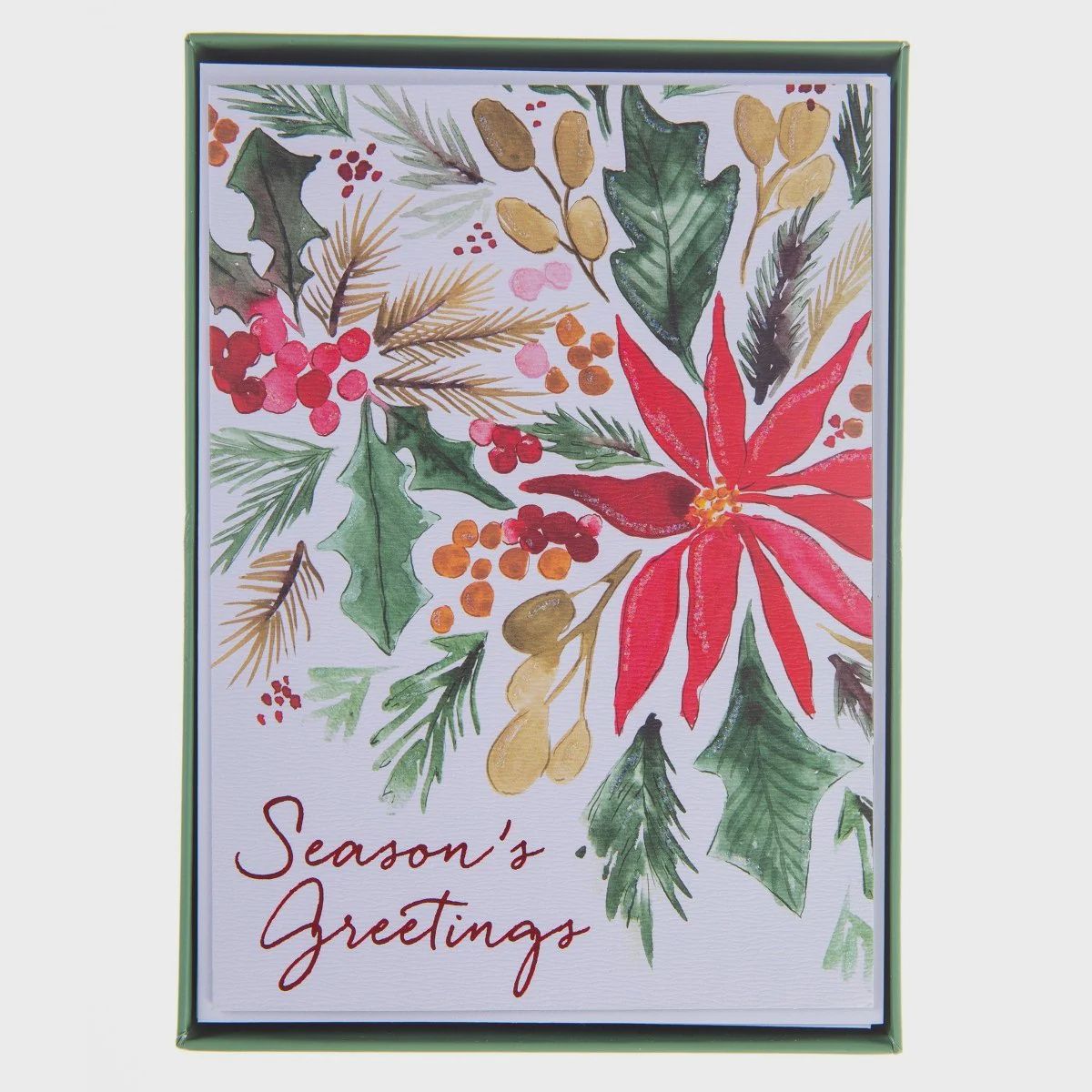 Poinsettia Lg. Classic Holdiay Boxed