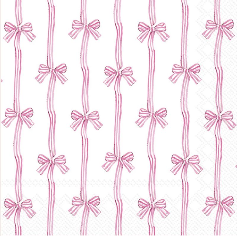 Baby Toile Pink Lunch Napkin