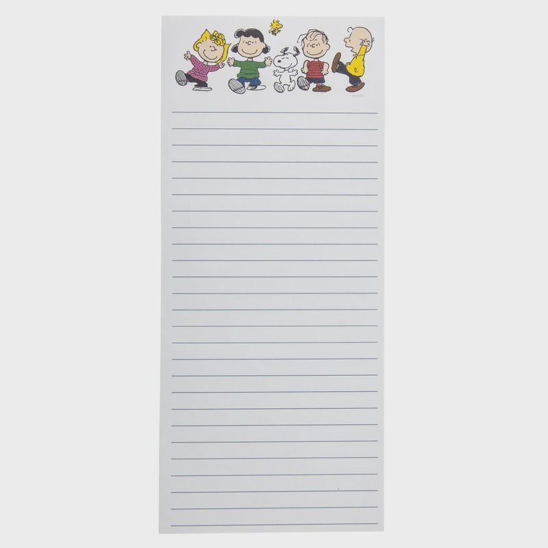 Peanuts Gang Magnetic Notepad