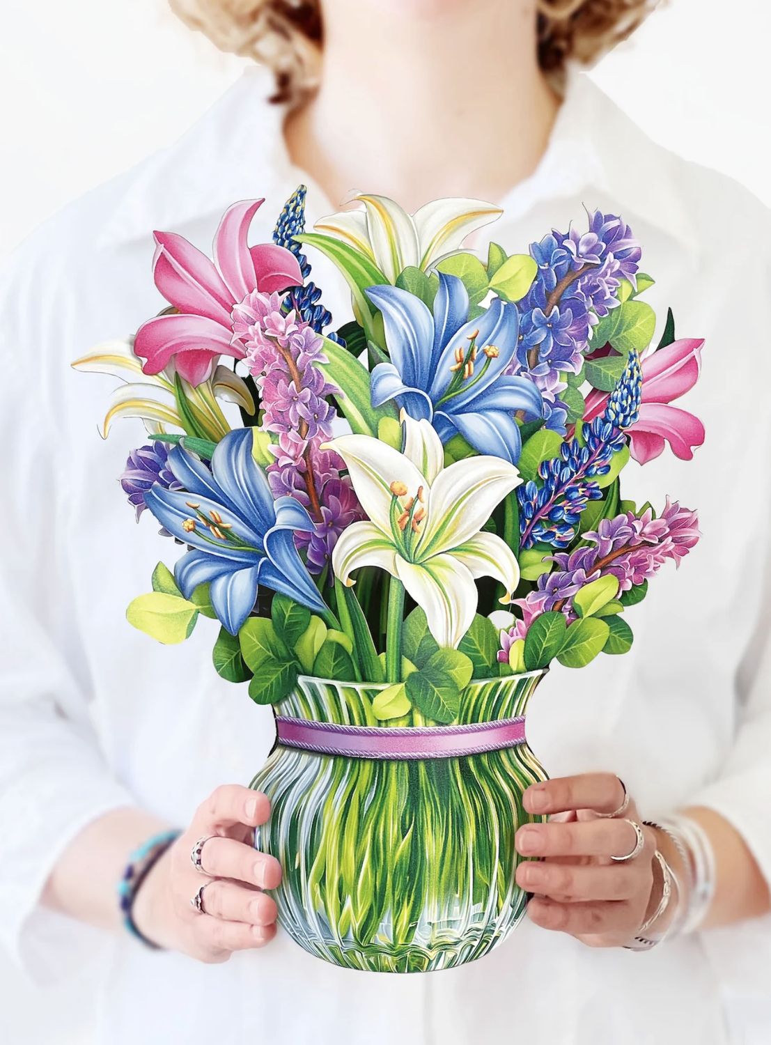 Lillies &amp; Lupines Flower Bouquet