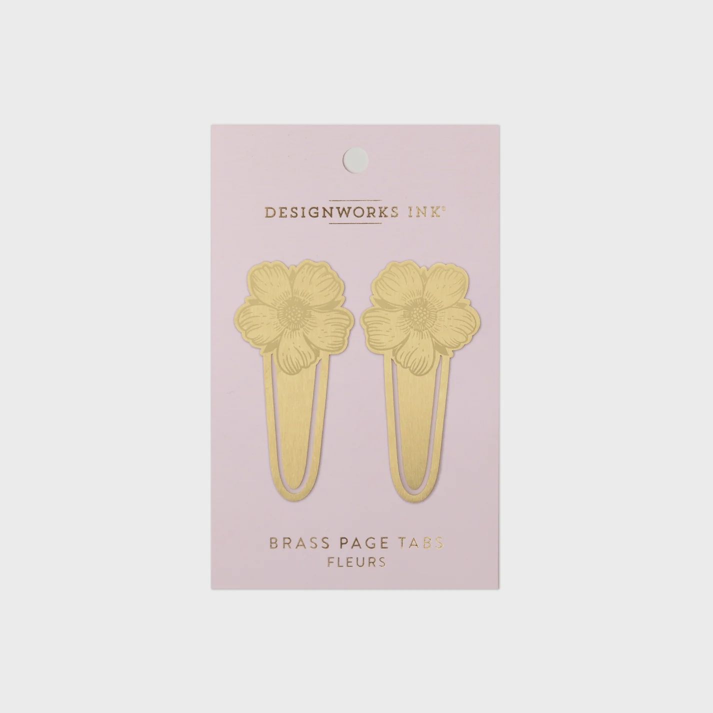 Fleurs Brass Page Tabs