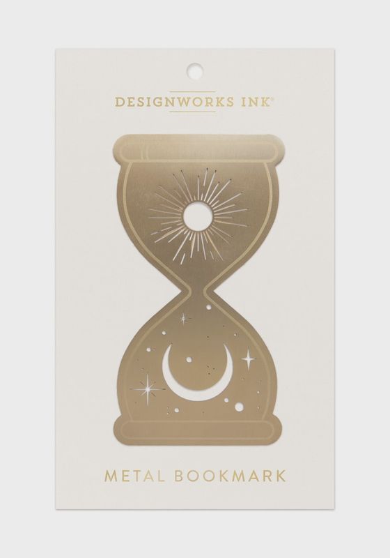 Hourglass Brass Bookmark